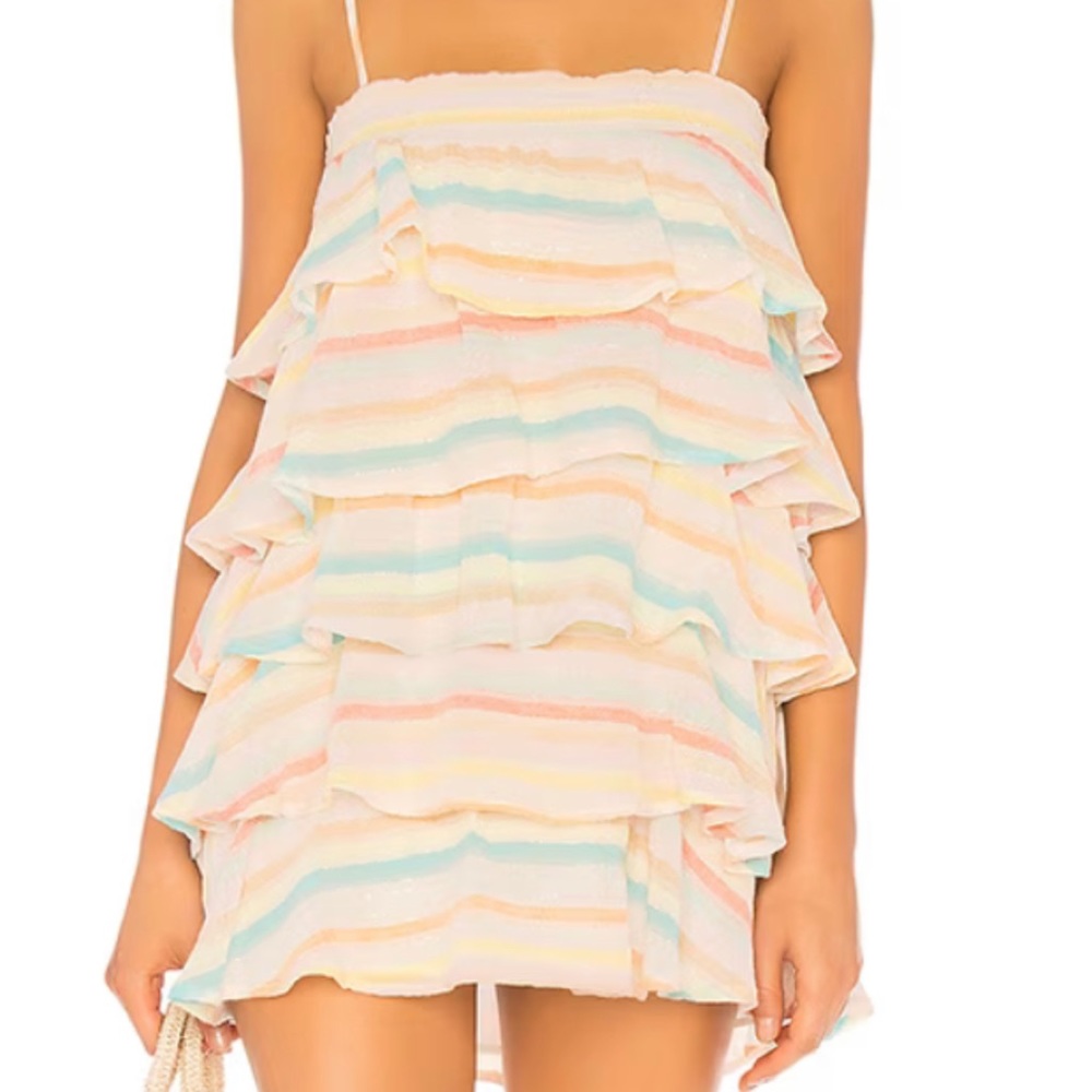 Lovers and Friends ruffled mini dress - Picture 2 of 5